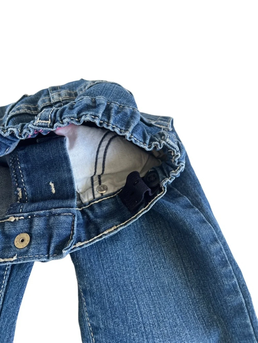 The Children's Place Girls Medium Blue Elastic Waist Skinny Jeans | Girls 5T